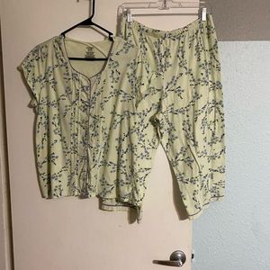 Simply Basic Floral Pajama Set